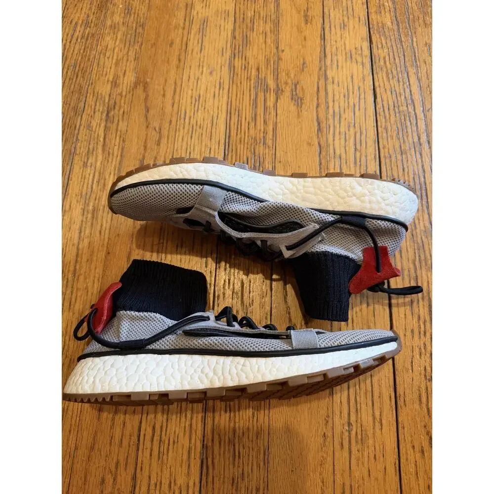 Adidas Alexander Wang Shoes Mens Size 7 Gray Black Sock Collar Boost Trainers